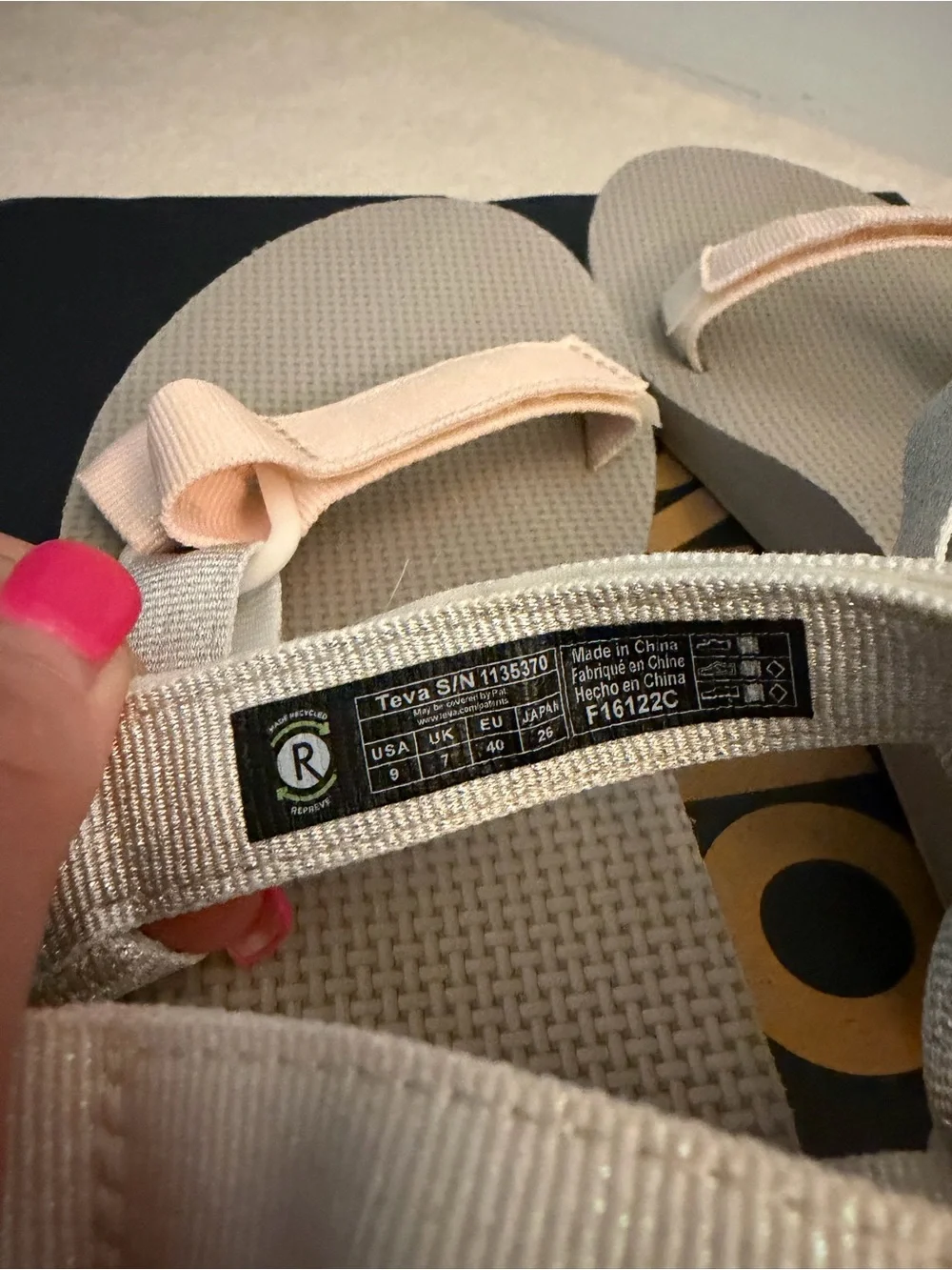Teva Women’s Neutral & Blush Strap Sandals